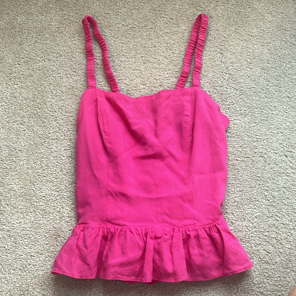 aqua pink tank top